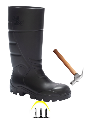 Onboot Uzun Çelik Burun+Çelik Taban No:36 (10/Koli)